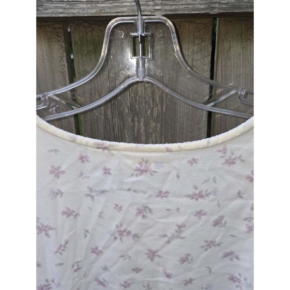 VTG L.L Bean 100% Cotton Floral Nightgown Size LARGE Grannycore/ Prairie - Picture 13 of 13